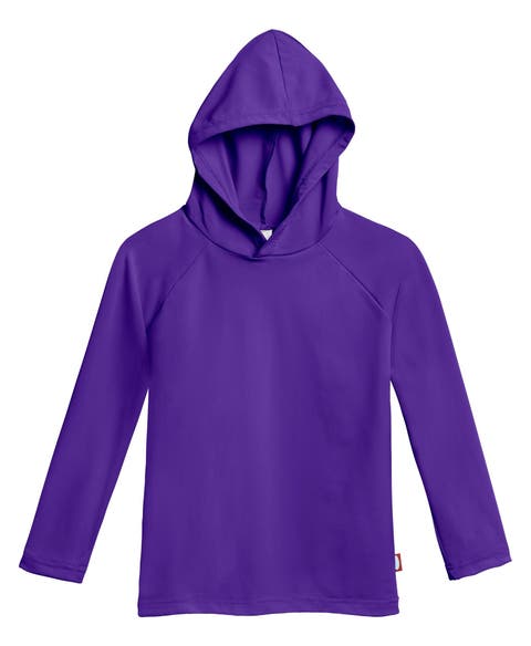 Unisex UPF 50+ Long Sleeve Hooded Rashguard Tee
