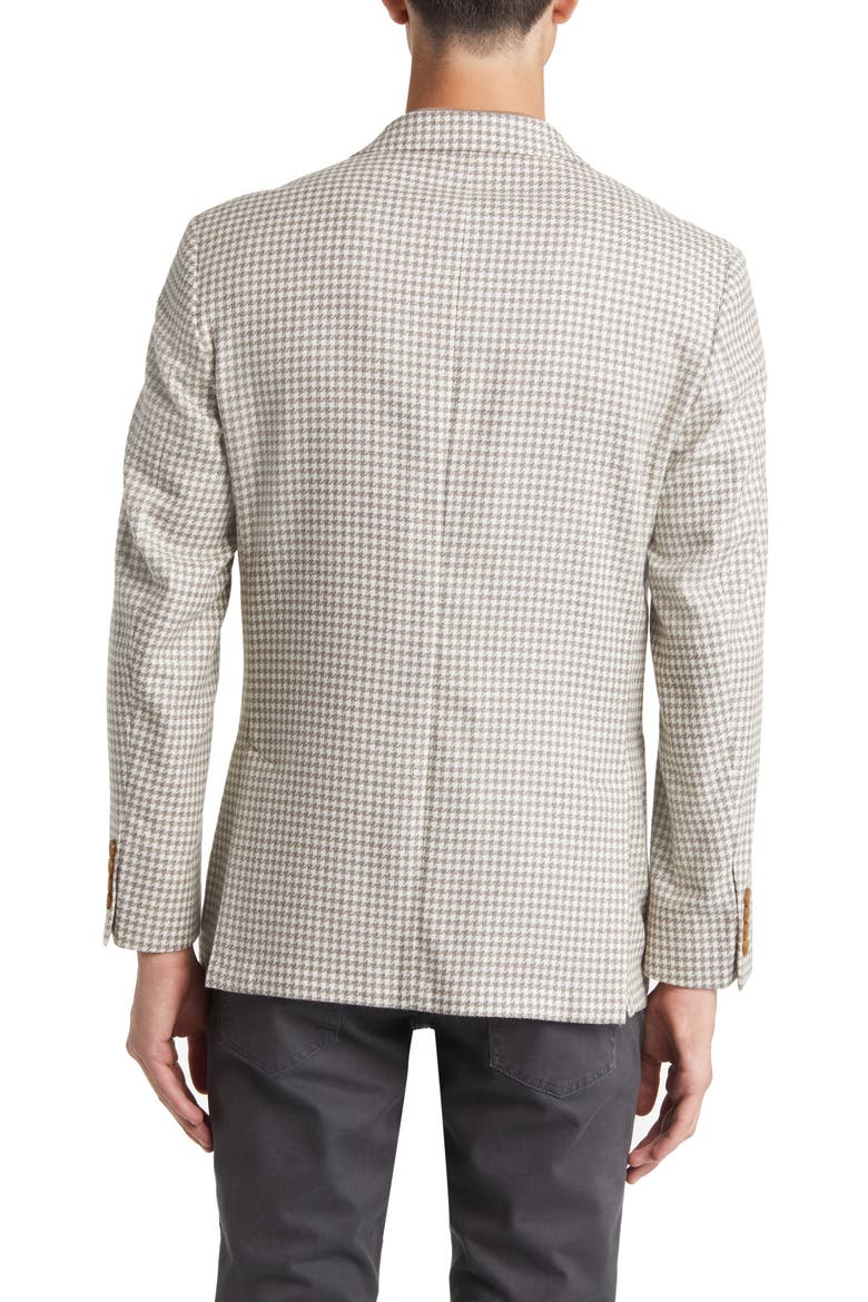 Houndstooth Wool Blend Sport Coat, Alternate, color, TAN-IVORY RESORT TOOTH