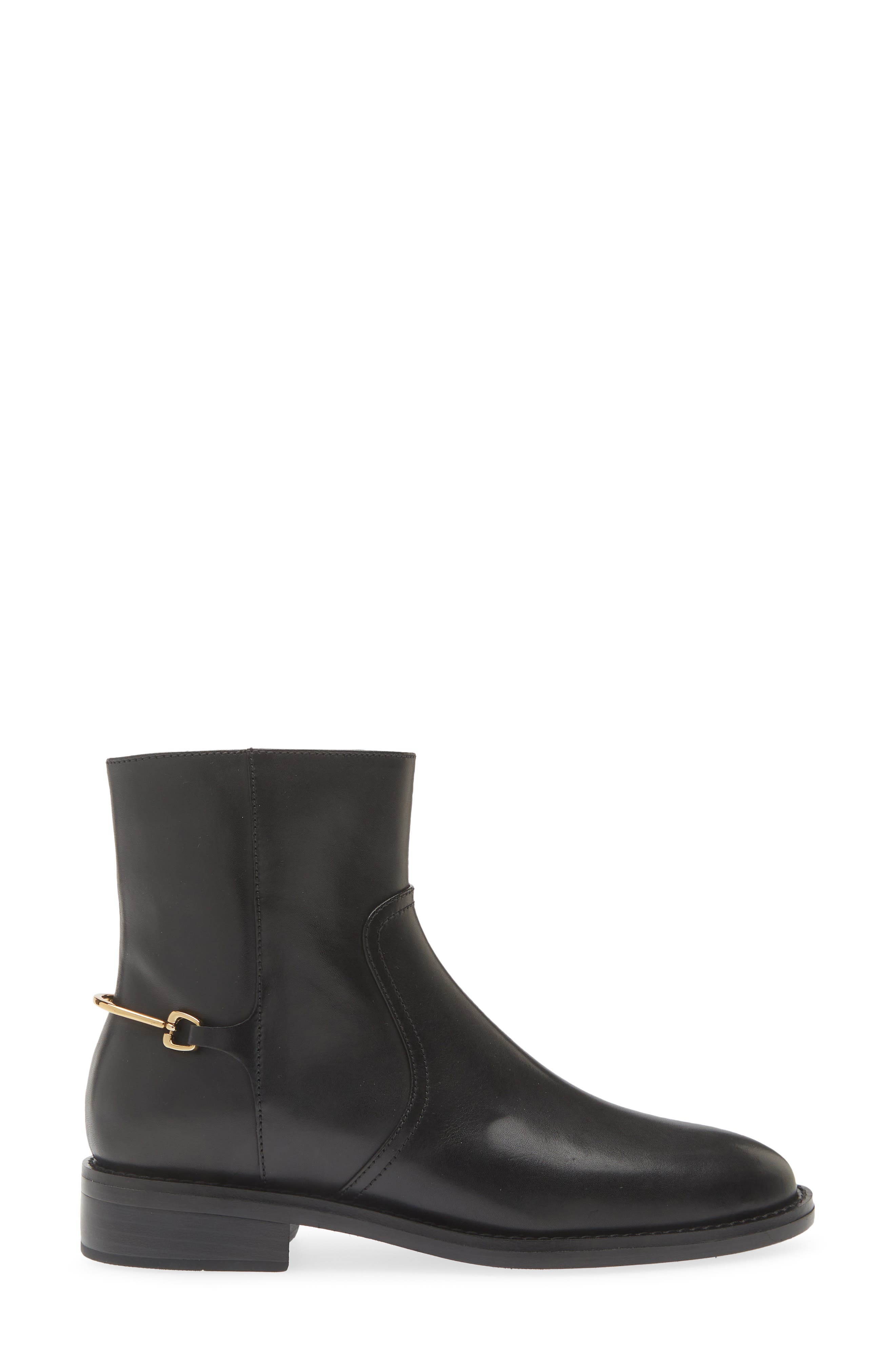 Prue Bit Bootie, Alternate, color, BLACK LEATHER