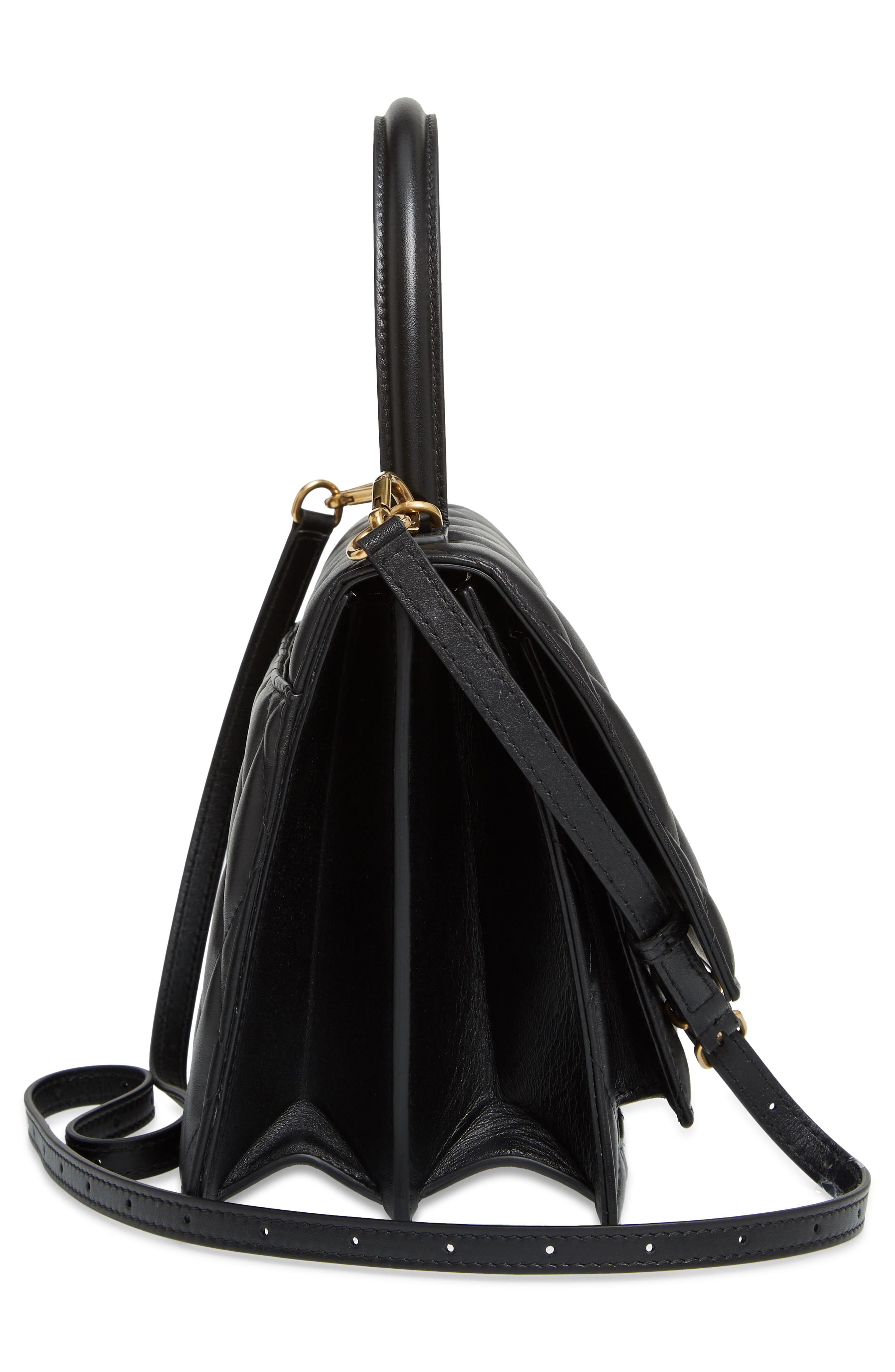 Balenciaga Medium Sharp Quilted Leather Shoulder Bag, Alternate, color, 