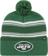 '47 Men's '47 Green New York Jets Fadeout Cuffed Knit Hat with Pom