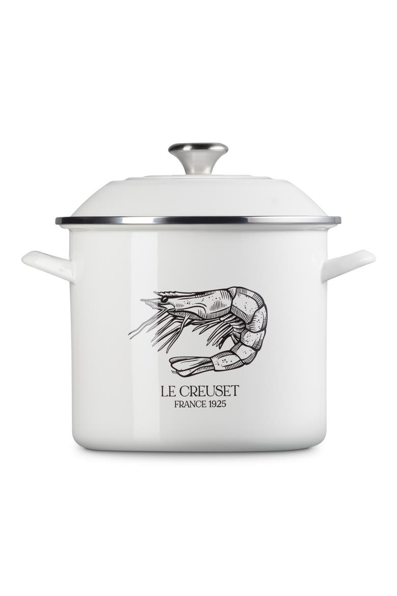 Shrimp Seafood Stock Pot, Main, color, WHITE
