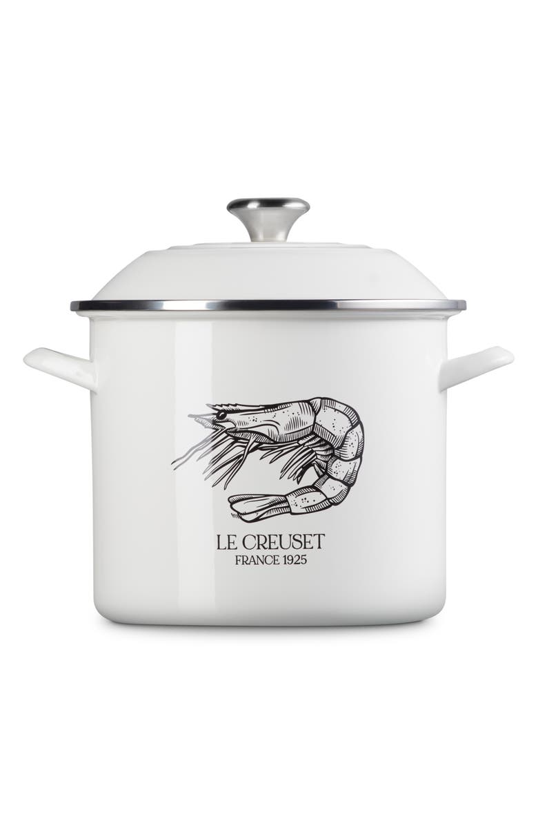 Le Creuset Shrimp Seafood Stock Pot, Main, color,