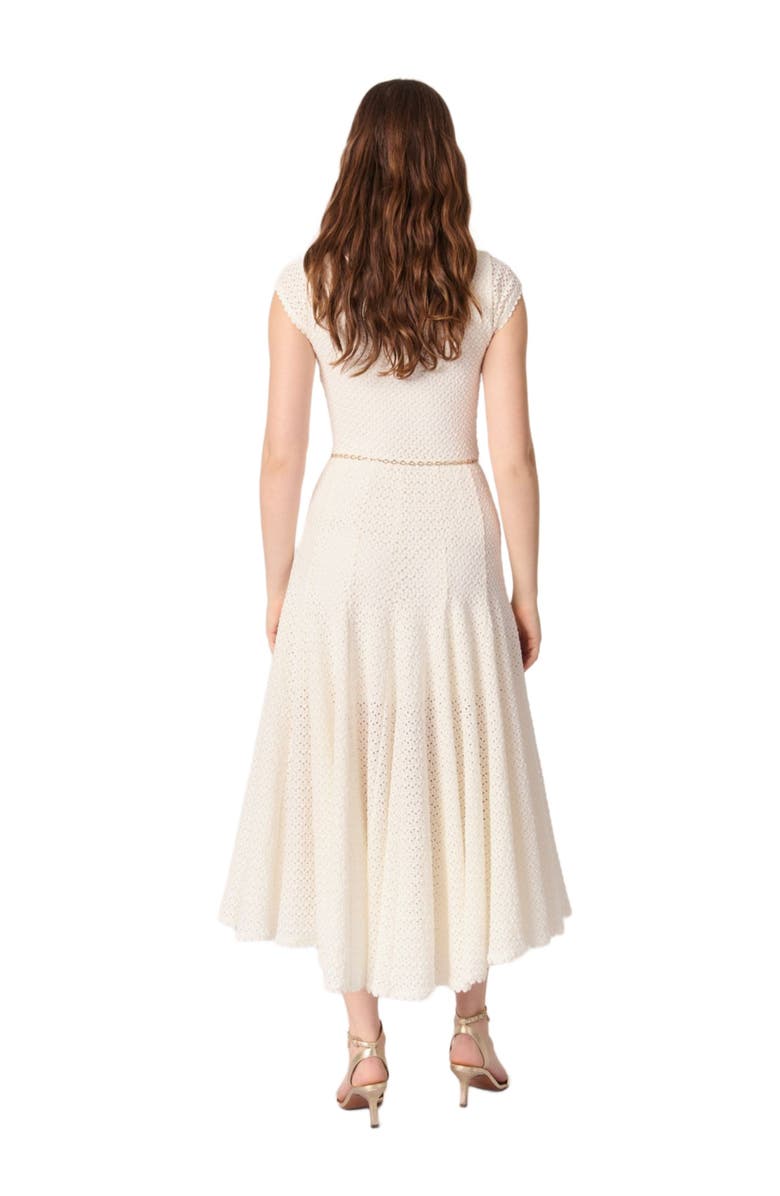 maje Crochet-knit maxi dress, Alternate, color, 