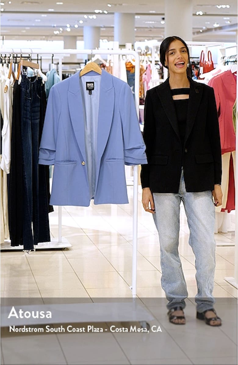 Ruched Sleeve Blazer, sales video thumbnail
