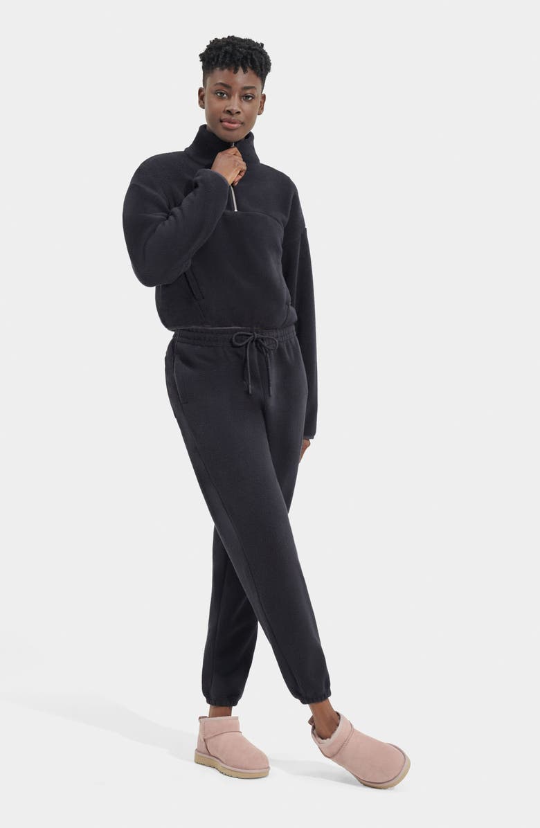 UGG<sup>®</sup> Cassady Micro Fleece Half Zip Top, Alternate, color, Ink