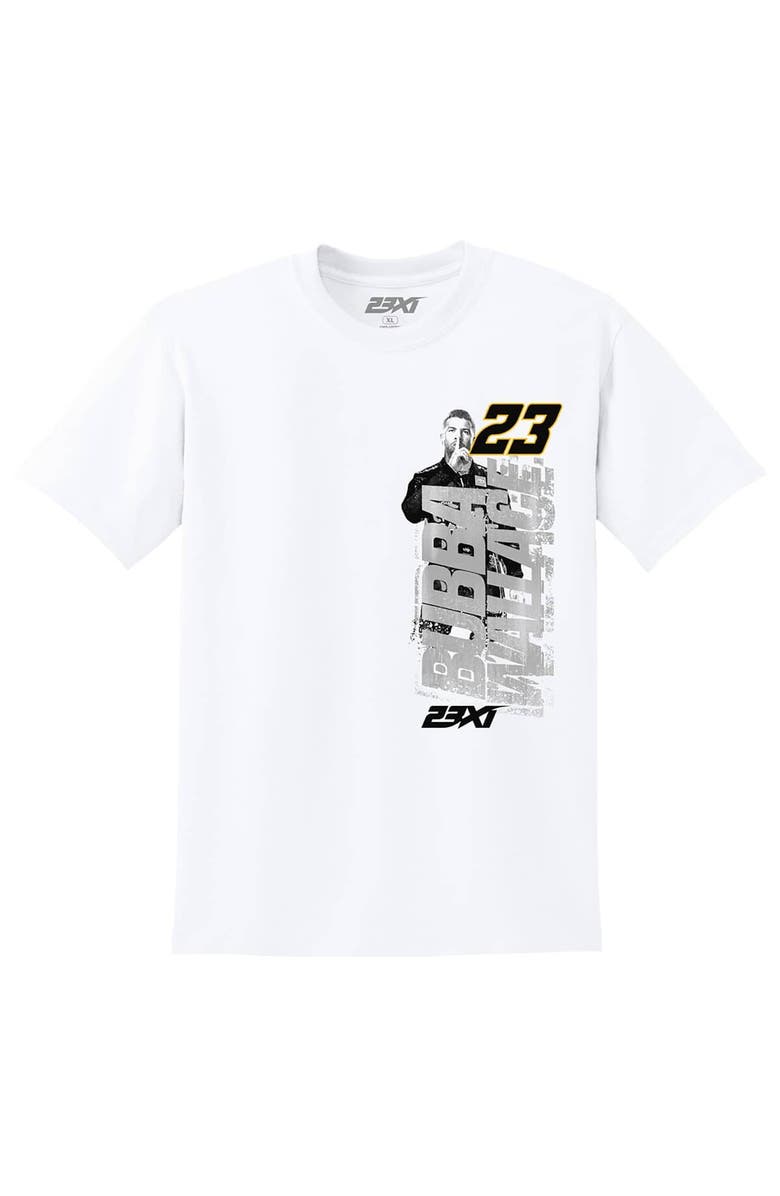 23XI Racing Men's 23XI Racing White Bubba Wallace Chumba Casino Car T-Shirt, Alternate, color, White
