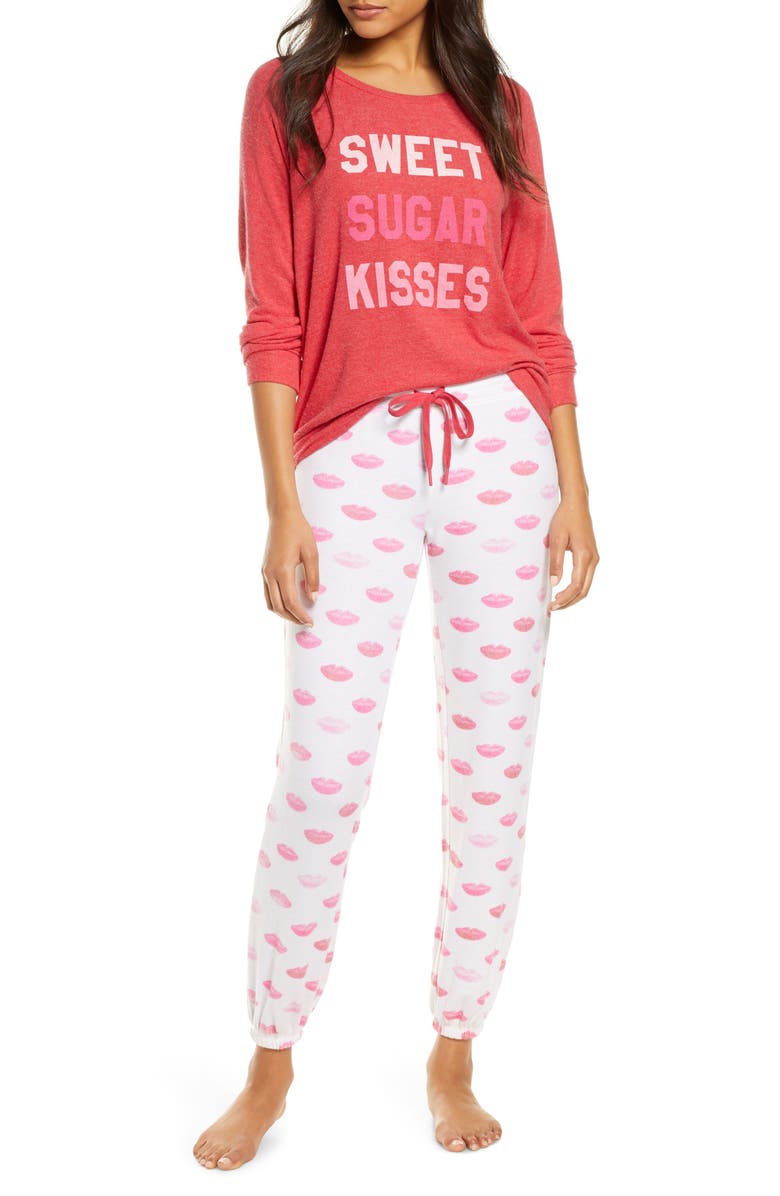 PJ Salvage x Sugarfina Sweet Sugar Kisses Pajamas | Nordstrom