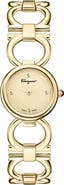 FERRAGAMO Double Gancini Bracelet Watch
