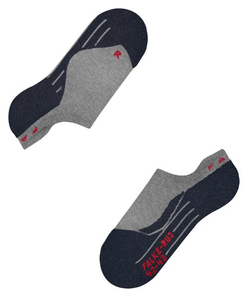 Falke Ru3 Comfort Invisible Running Socks In Gray