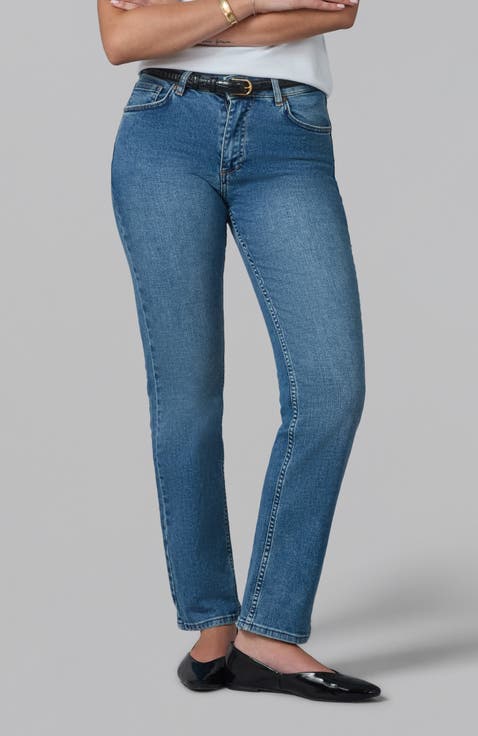 Denver High Rise Straight Leg Jeans