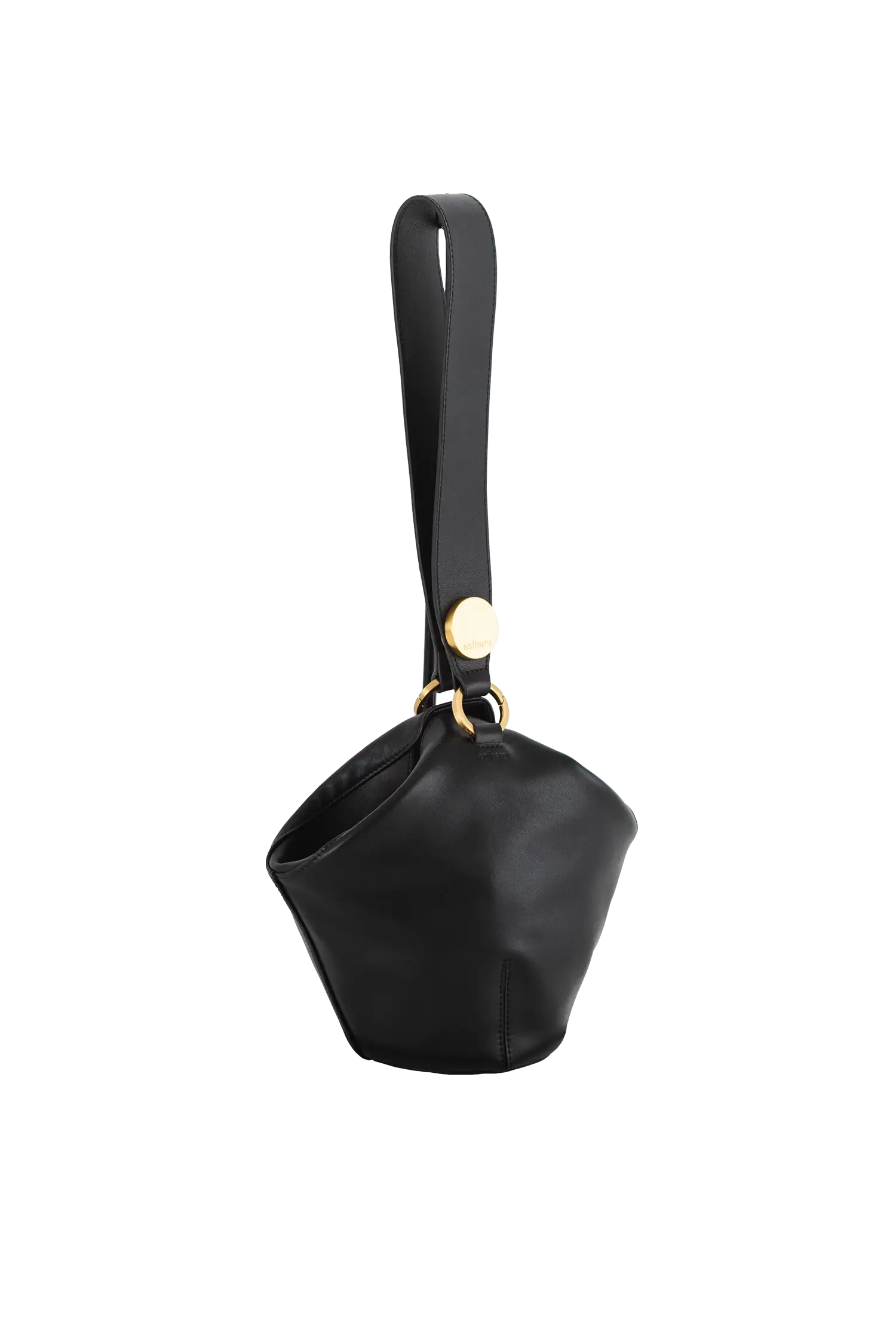 9PM Leather Maxi Bag, Alternate, color, Black