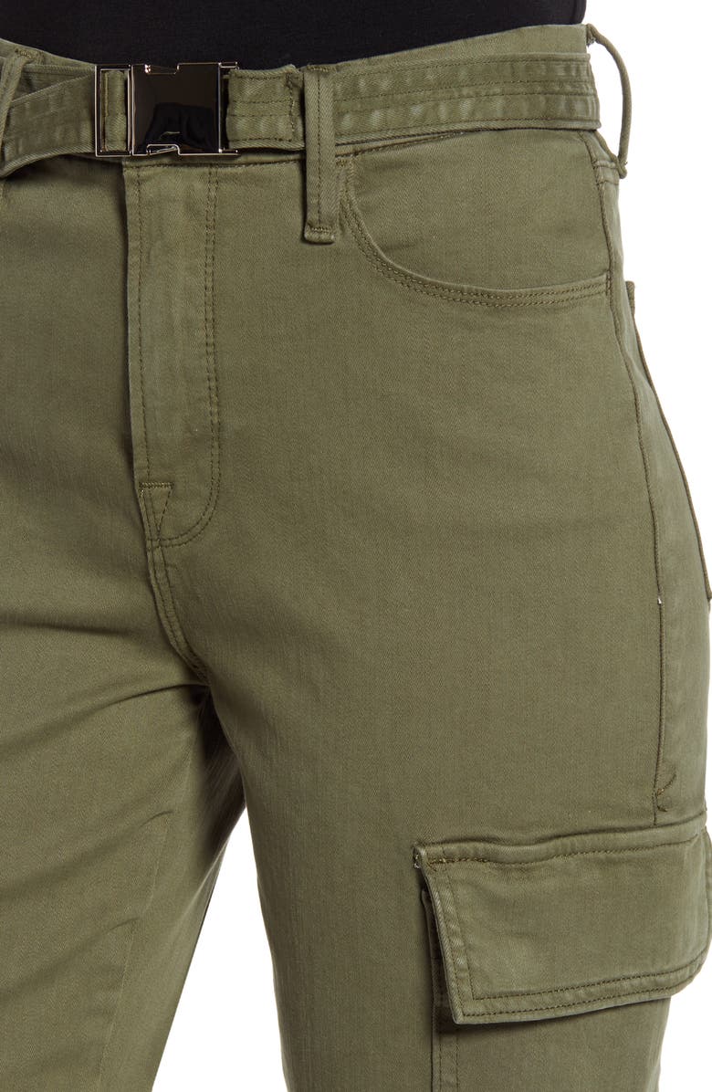 Good American Good Legs Ankle Cargo Pants, Alternate, color, 