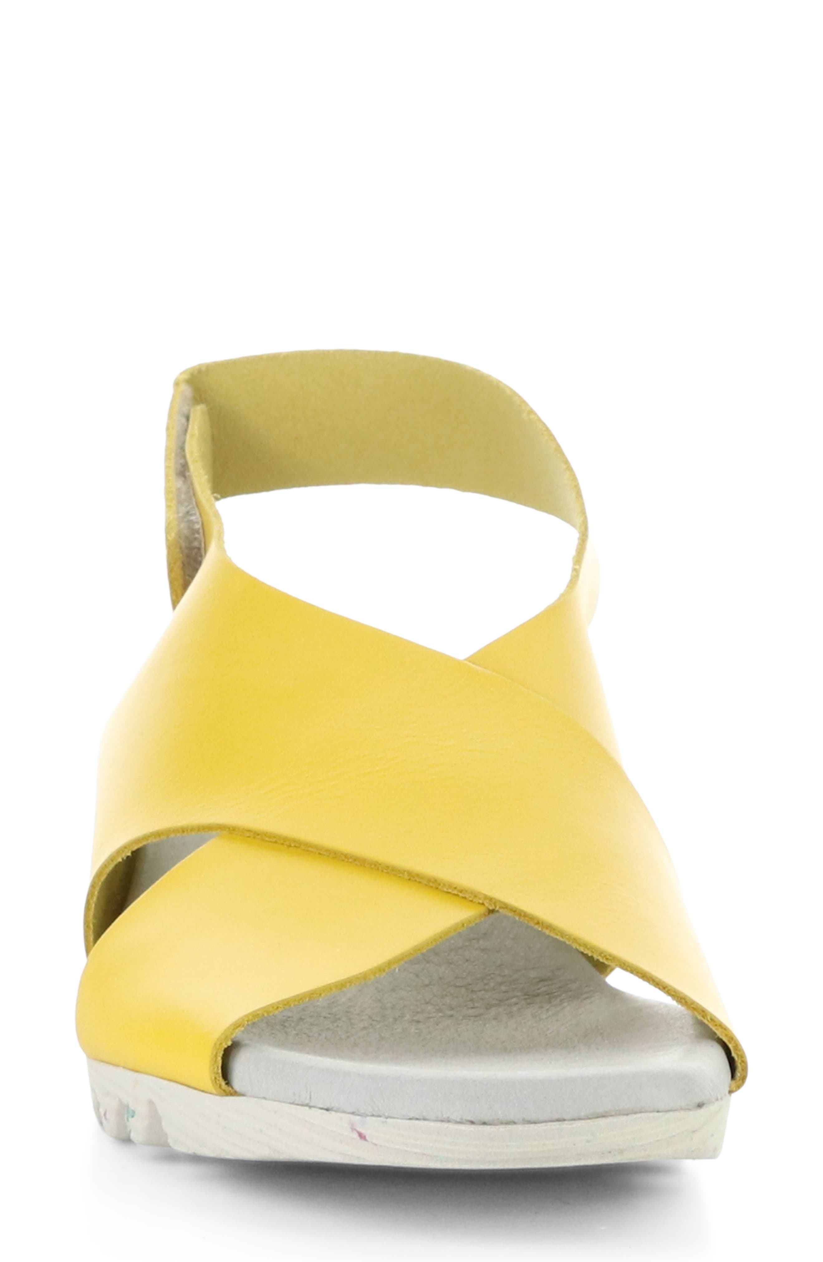 Orfy Slingback Wedge Sandal, Alternate, color, YELLOW