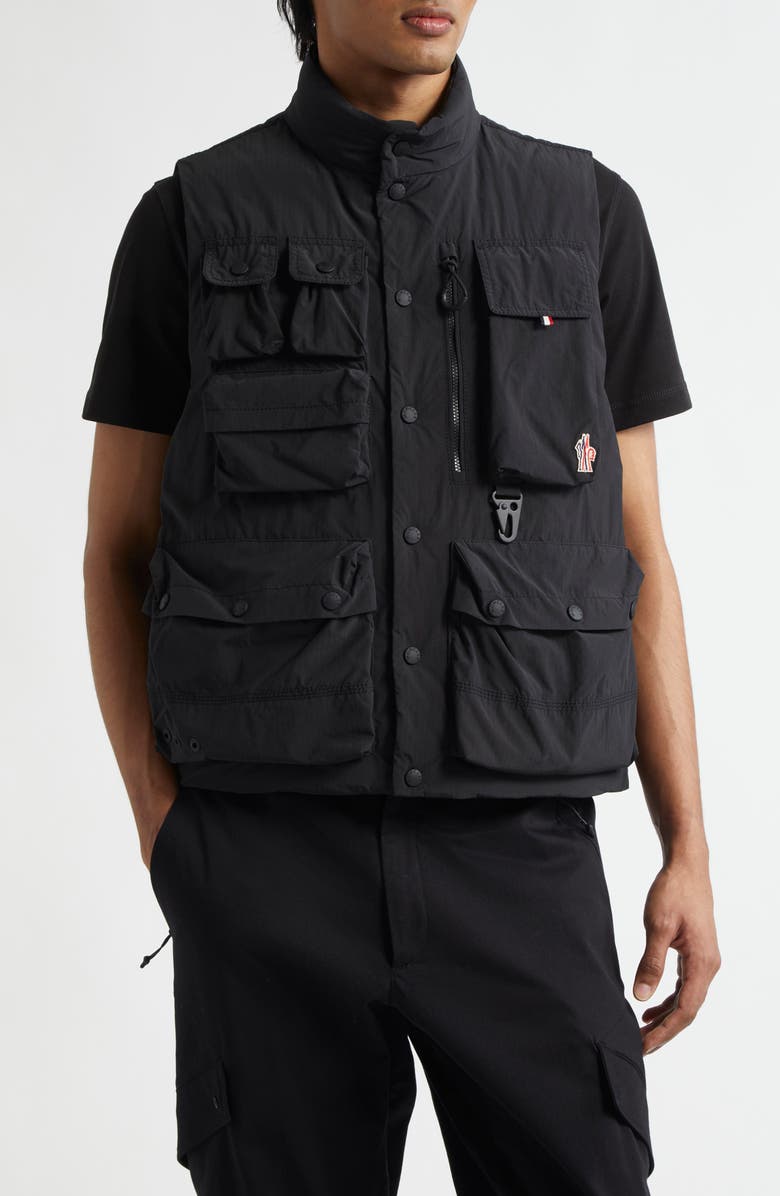 Moncler Tongass Down Field Vest, Main, color, 