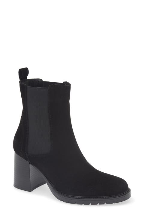 Lively Waterproof Block Heel Bootie (Women)