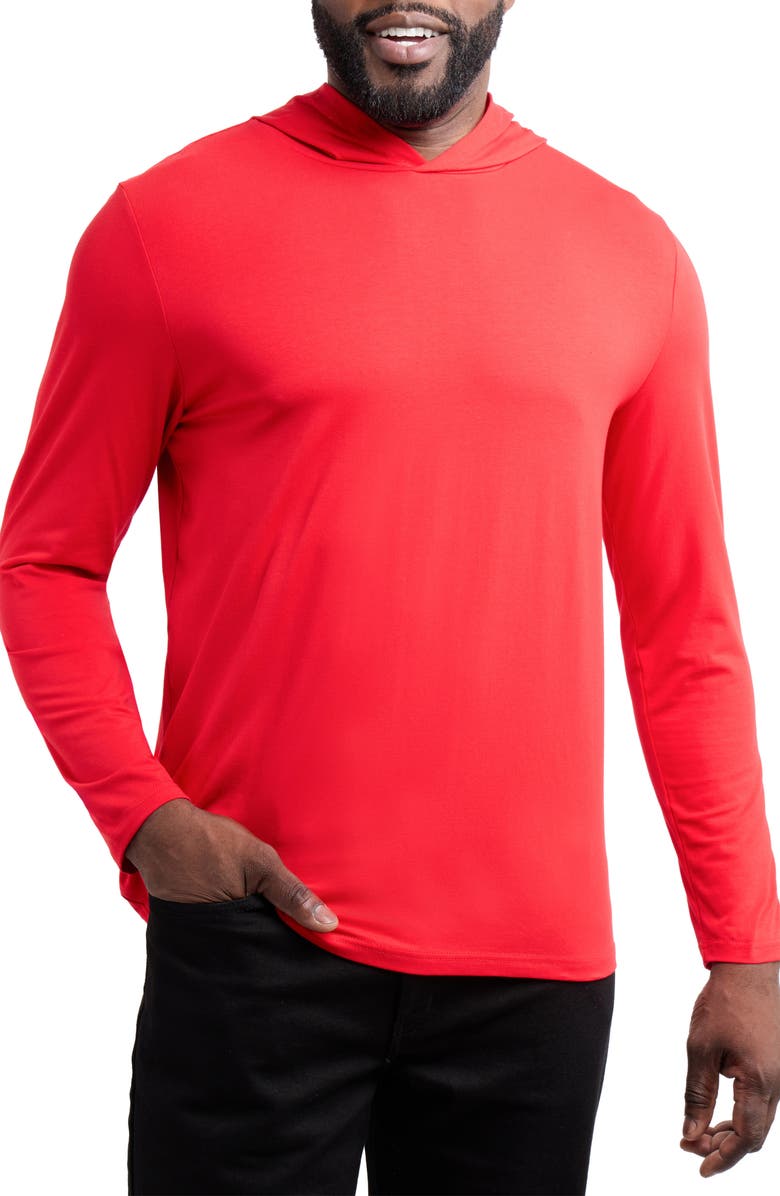 XRAY Long Sleeve Hooded T-Shirt, Main, color, Racer Red