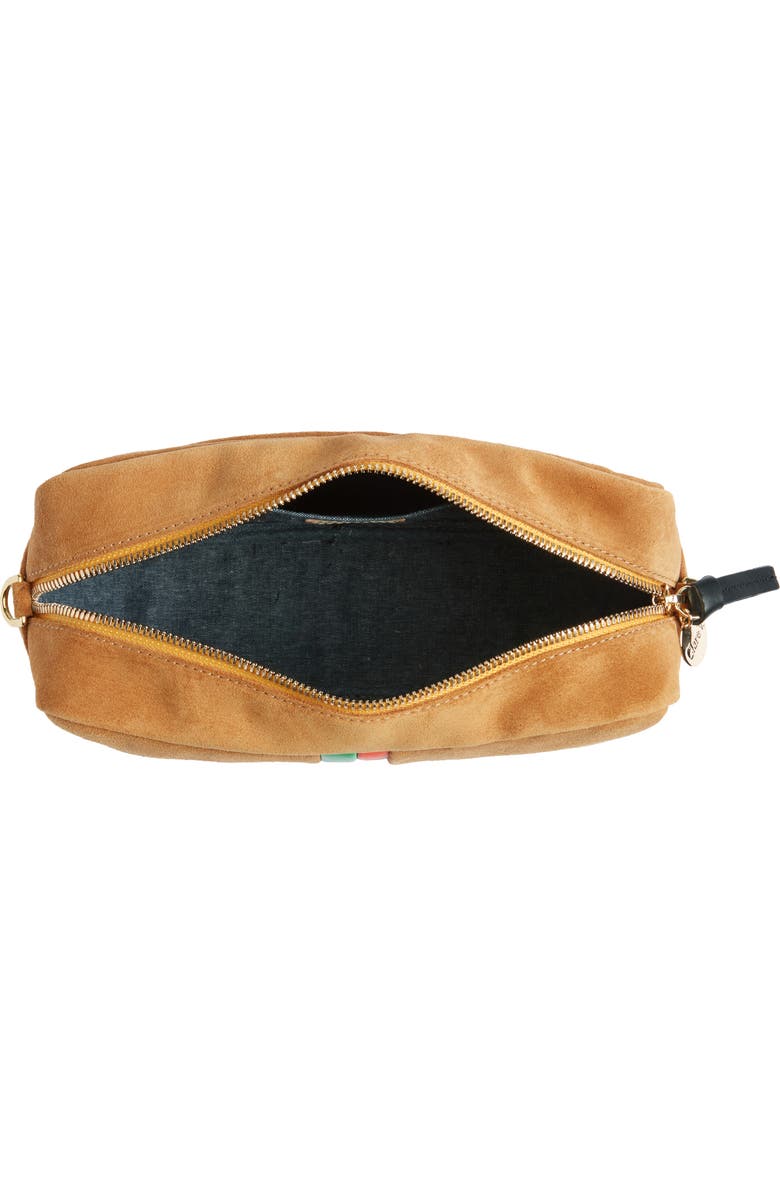 Clare V. Marisol Suede Crossbody Bag, Alternate, color,