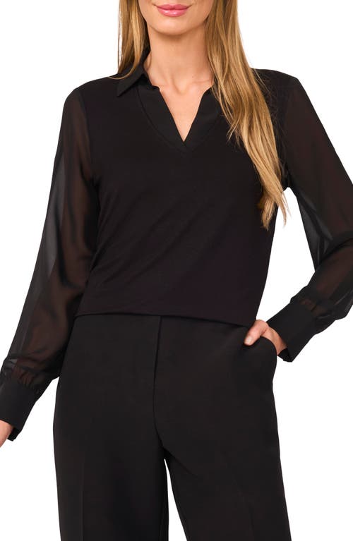 Halogenr Halogen(r) Layered Look Sweater Vest In Black