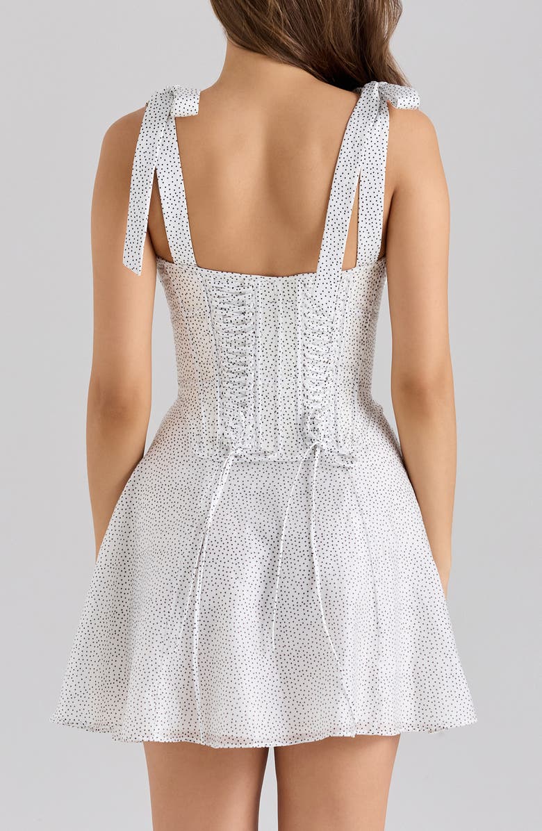 Ariella Corset Tie Strap Minidress
