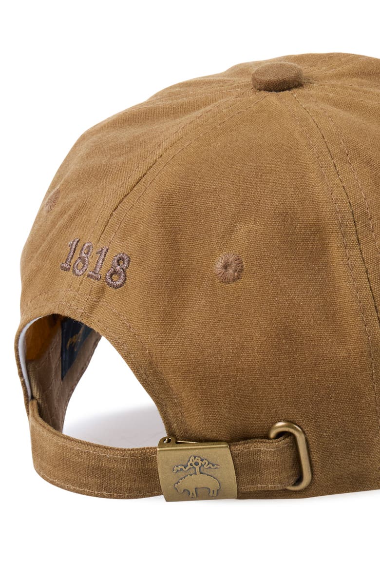 Brooks Brothers Oil Cloth Baseball Hat, Alternate, color, Camel