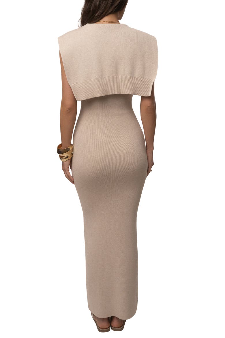 Florence Knit Maxi Dress, Alternate, color, Oatmeal