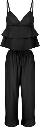 Brigita Pajama Cami & Pants Set