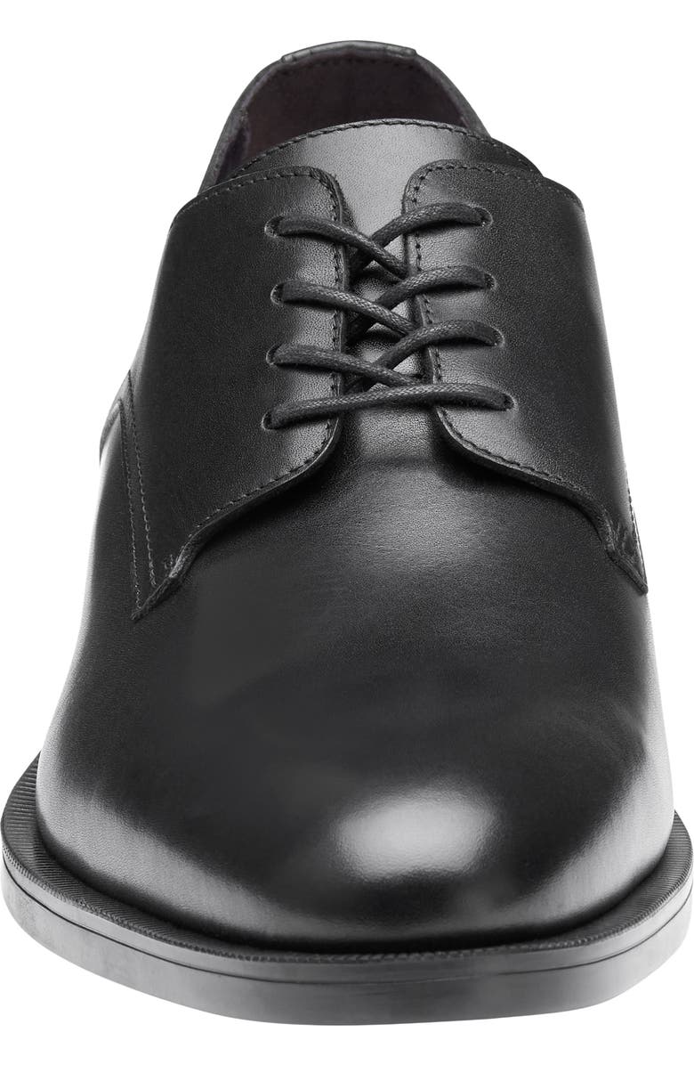 Johnston & Murphy Conlin Plain Toe Oxford, Alternate, color, Black Full Grain