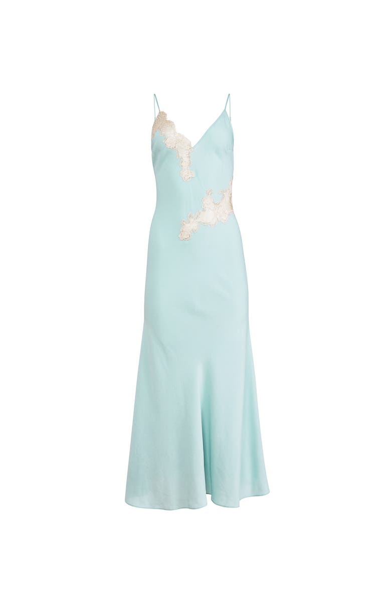Fleur Du Mal Juliet Lace Maxi Dress, Alternate, color, Frosted Mint