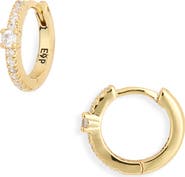 Electric Picks Cameo Hoop Earrings