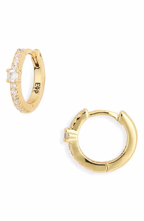 Electric Picks Cameo Hoop Earrings