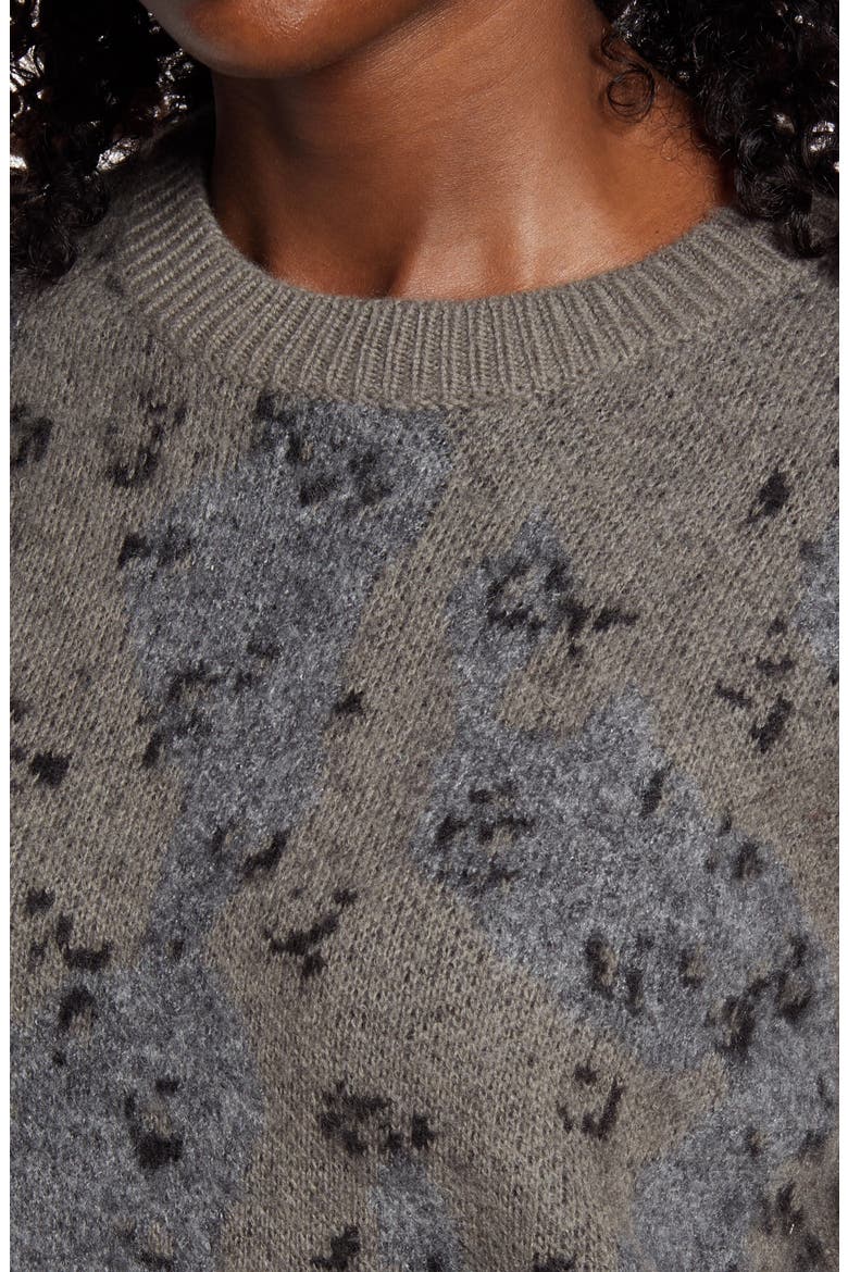 Asko Camo Sweater, Alternate, color, KHAKI GREEN/ CHARCOAL