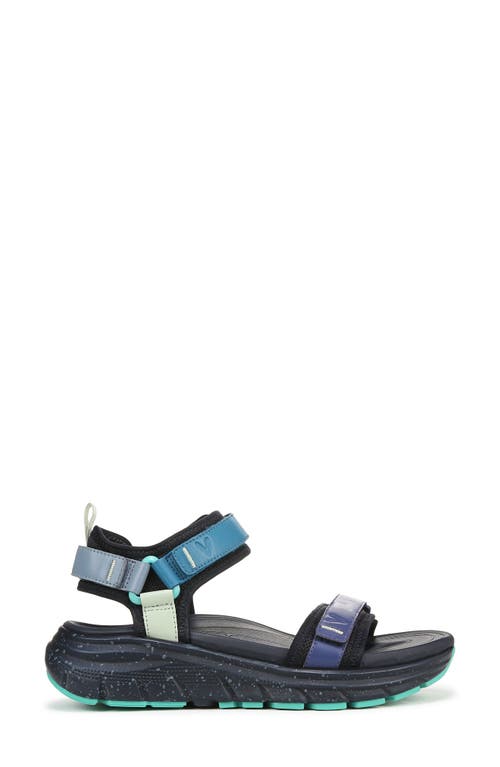 Vionic Walk Max Wandered Sandal In Navy Blazer Multi