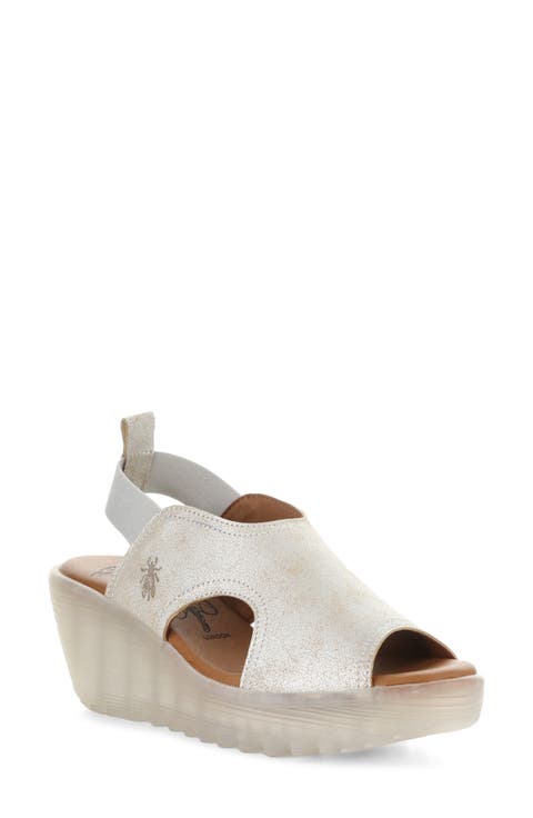 Liku Slingback Platform Wedge Sandal (Women)