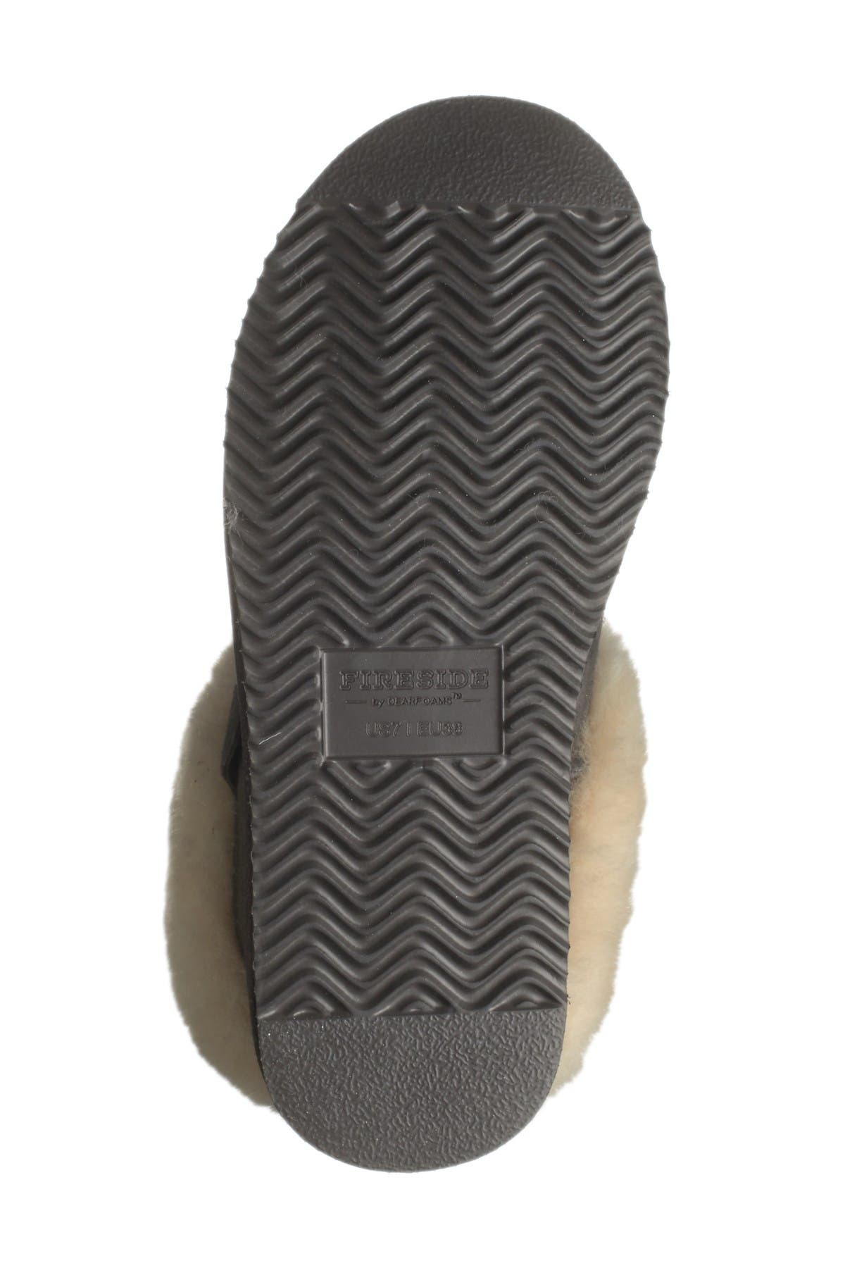 Fireside Adelaide Genuine Shearling Clog Slippers, Alternate, color, GREY