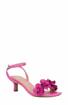 NEW YORK AND COMPANY Gwendolyn Flower Strap Sandal