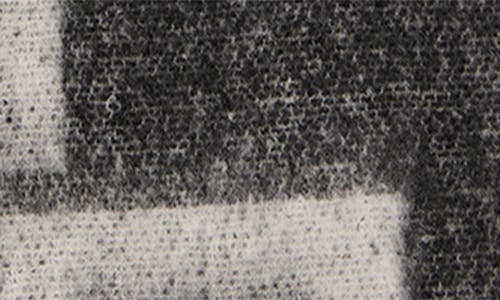 Karl Lagerfeld Paris Logo Fluffy Blanket Scarf In Black