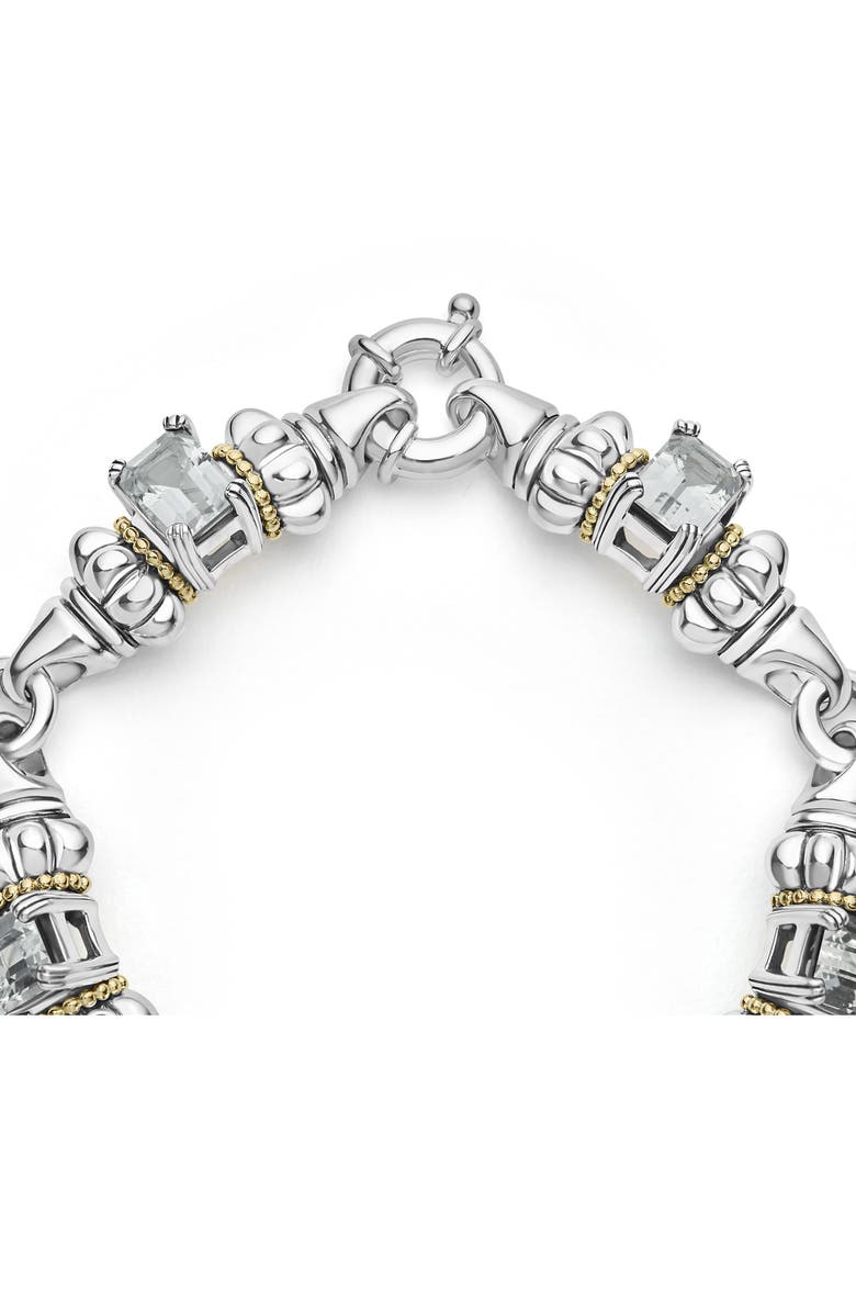 LAGOS Glacier White Topaz Link Bracelet, Alternate, color,