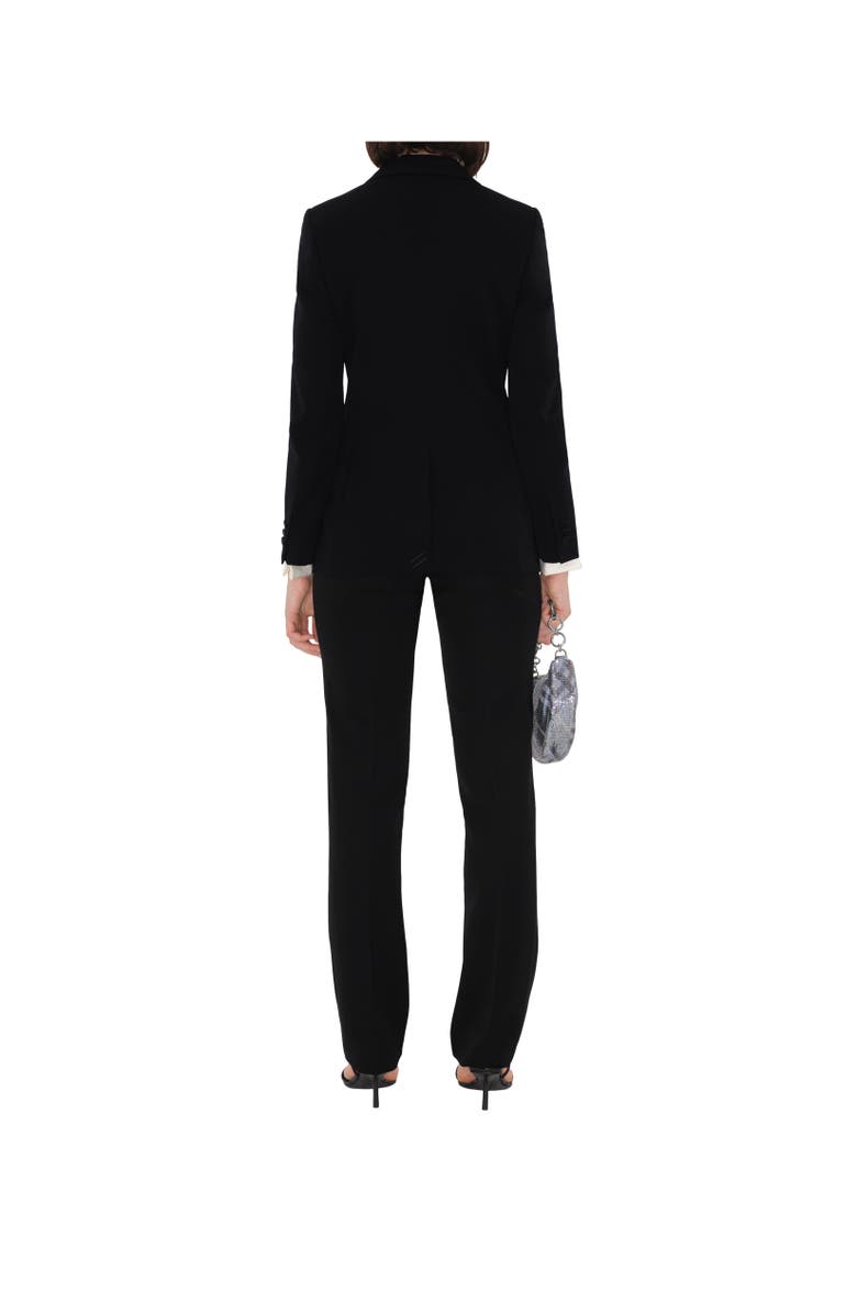 Burberry Wool Tuxedo Jacket, Alternate, color, Black