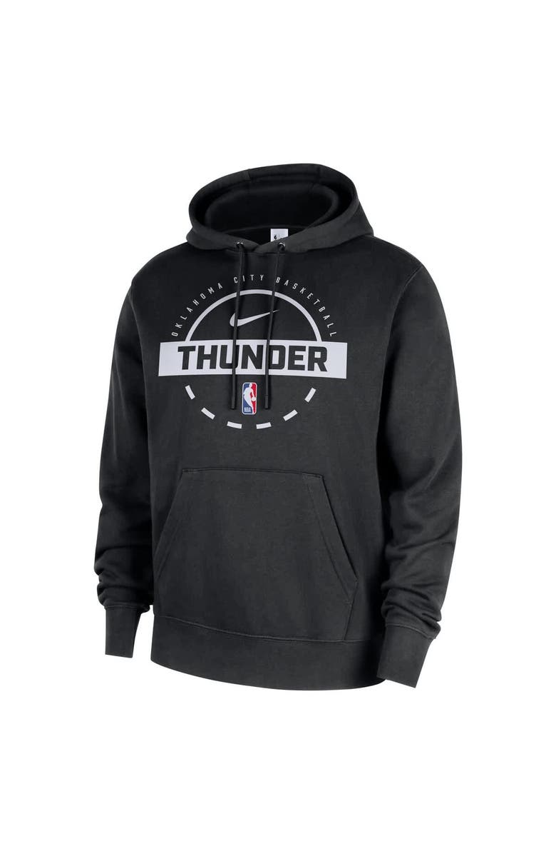 Nike Men's Nike Black Oklahoma City Thunder 2025/26 Authentic Practice Club Pullover Hoodie, Alternate, color, Black