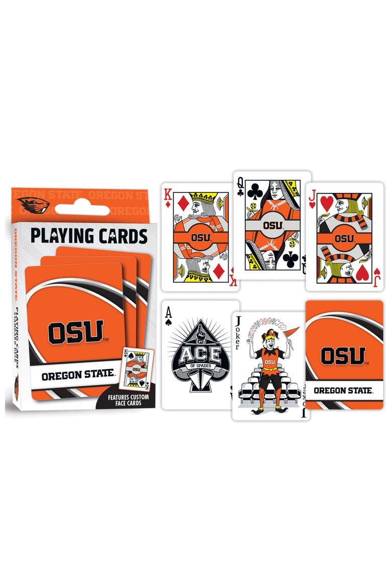 Oregon State Beavers Playing Cards, Alternate, color, Multicolor
