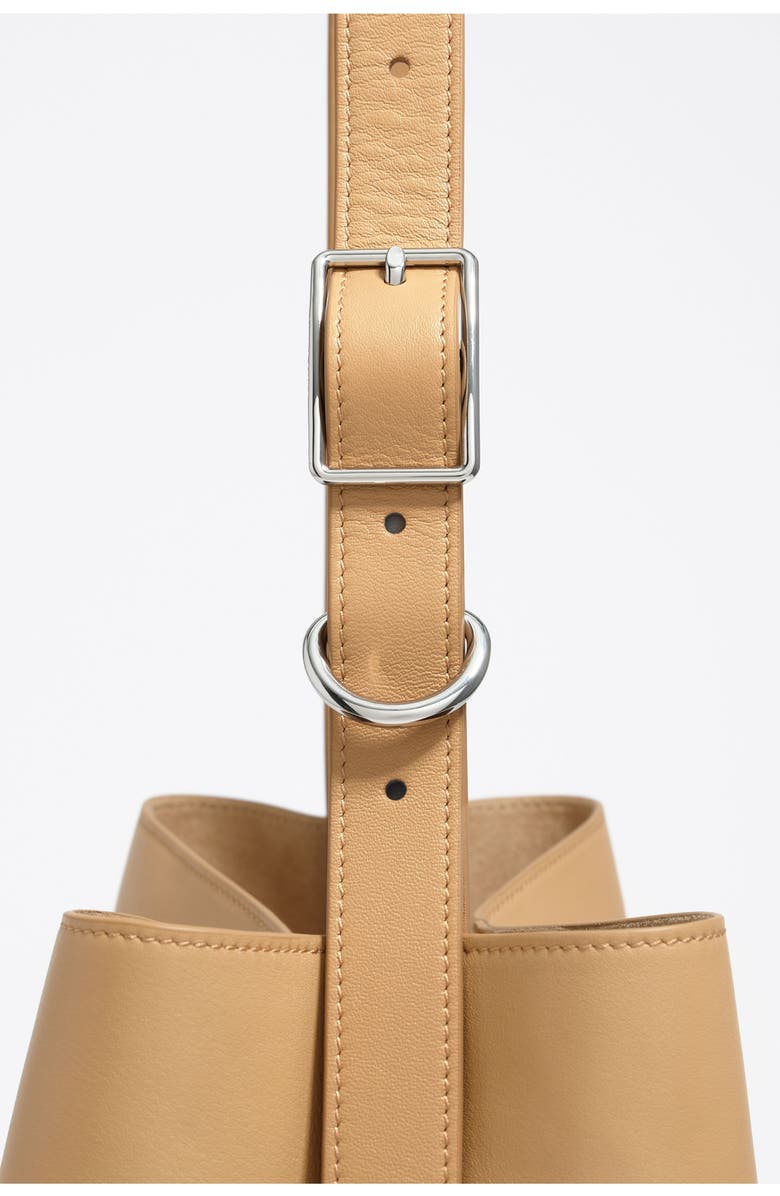 Bimba y Lola Large Leather Carlino Bag, Alternate, color, Desert