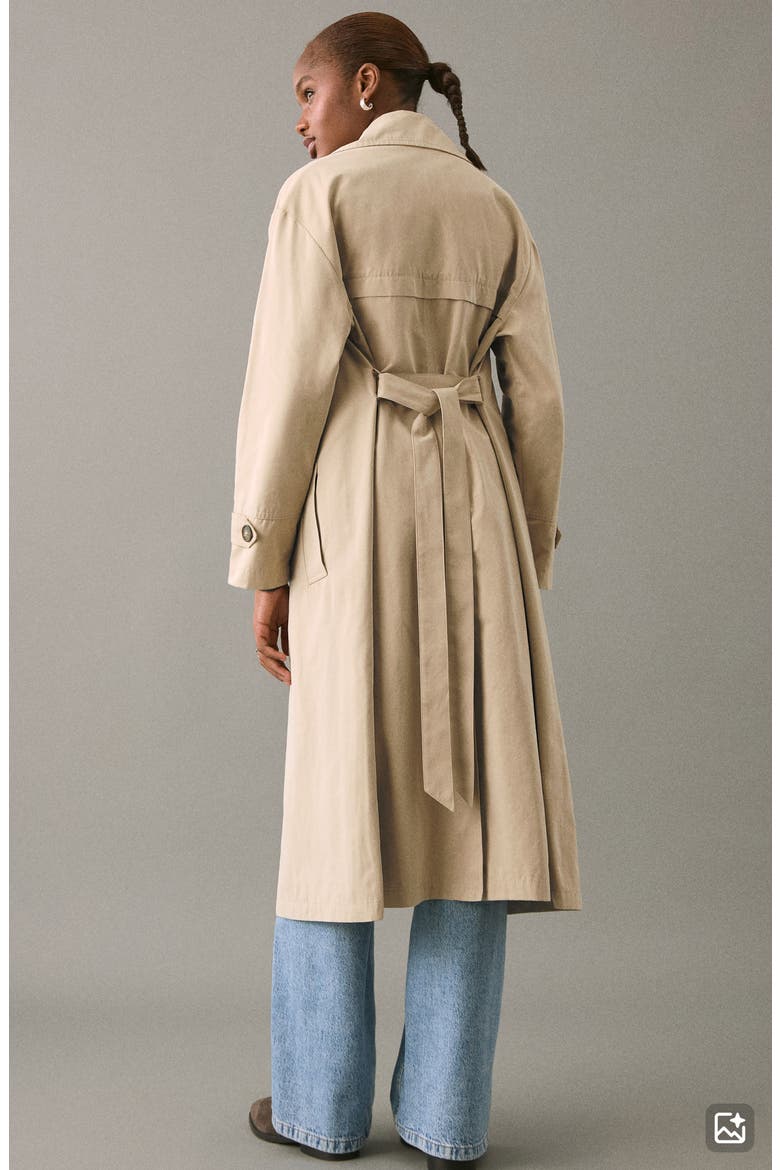 Classic Belted Trench Coat, Alternate, color, BEIGE