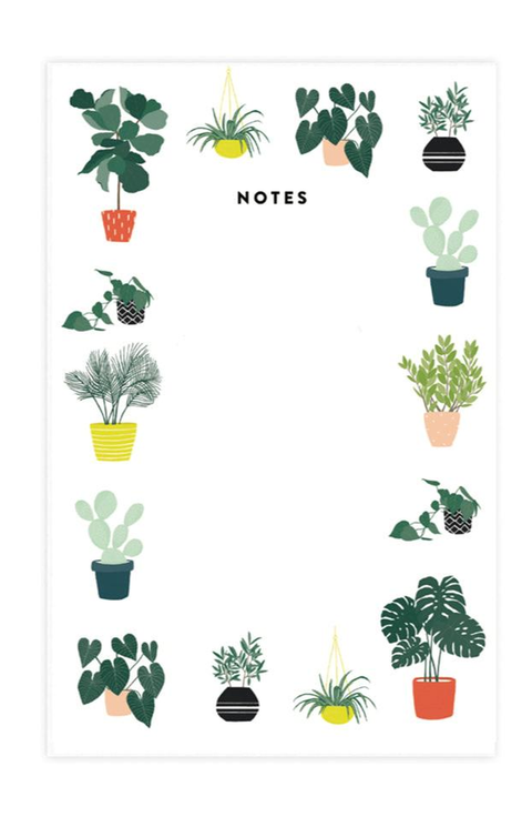 Plant Pattern Notepad