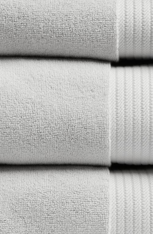 Nordstrom 4-piece Luxury Bath Towel & Hand Towel Set $136 Value In Grey Vapor