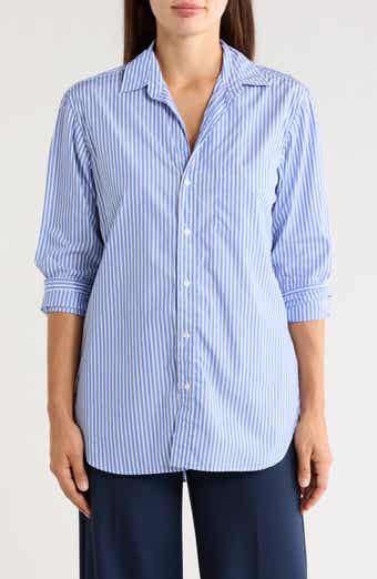 Joedy Striped Cotton Boyfriend Shirt