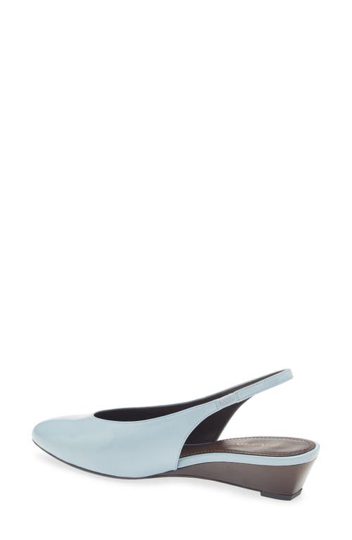Jeffrey Campbell Snoop Slingback Wedge Pump In Light Blue