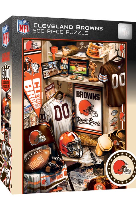 Cleveland Browns Locker Room 500 Puzzle