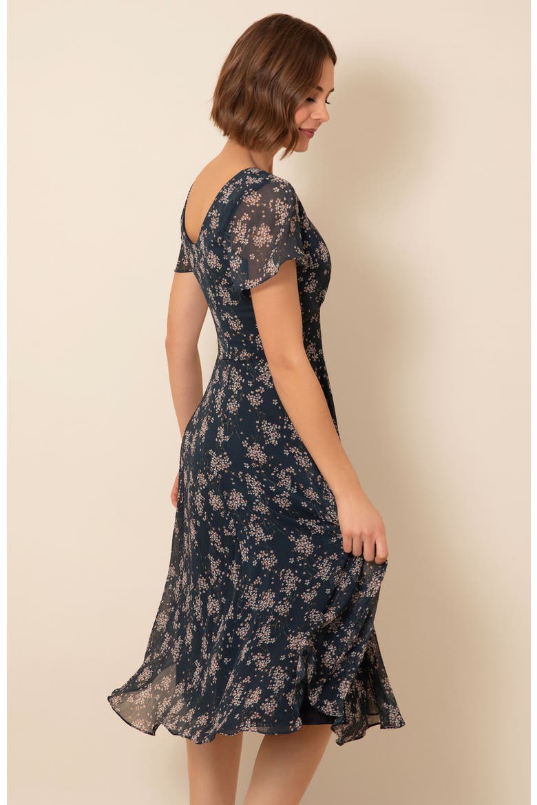 Miranda Dress, Alternate, color, Ditsy Navy Floral