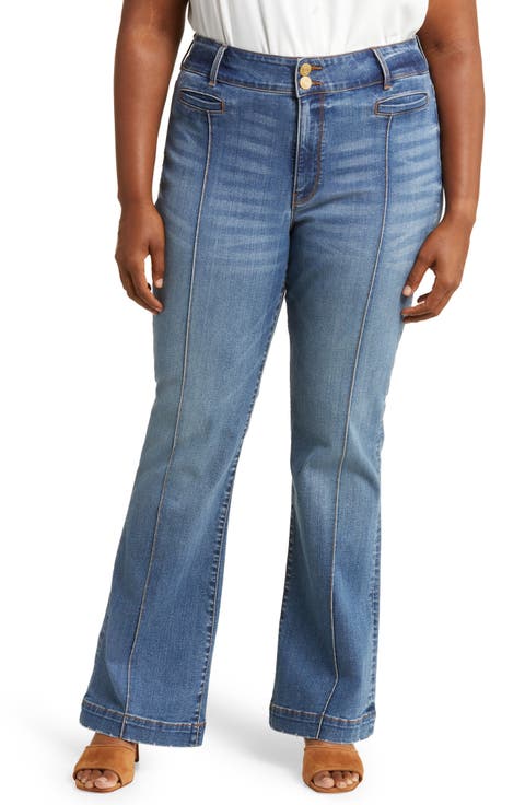 Ana High Waist Flare Jeans (Custom) (Plus)
